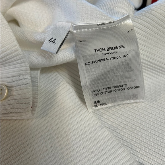 Thom Browne 4-Bar cotton polo - Picture 7 of 12